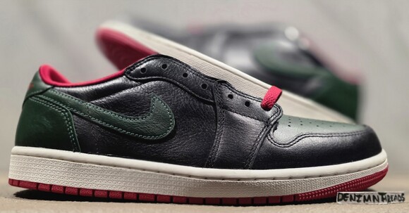 Nike Air Jordan 1 Retro OG Low Black Gorge Green Women’s Size 10 | Mens 8.5 NEW